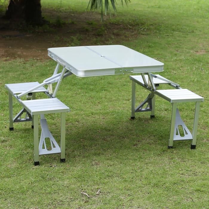 Siamois table pliante et une chaise - Table de2