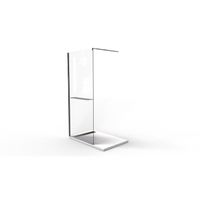 PORTE DE DOUCHE AQUA+ Paroi de douche Indus 120 cm chrome 8 mm PORTE DE DOUCHE AQUA+ Paroi de douche Indus 120 cm chrome 8 mm