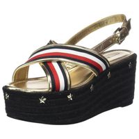 ESPADRILLE Tommy Hilfiger Ruban d'entreprise des femmes Flatf ESPADRILLE Tommy Hilfiger Ruban d'entreprise des femmes Flatf