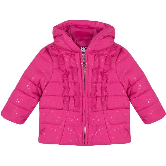 3 POMMES Parka Fuchsia Bébé Fille