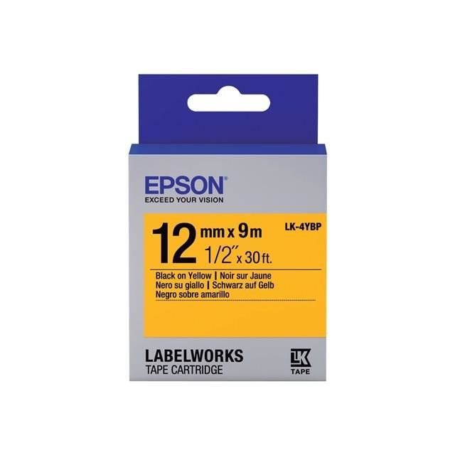 EPSON bande d'étiquettesLK-4YBP - Noir