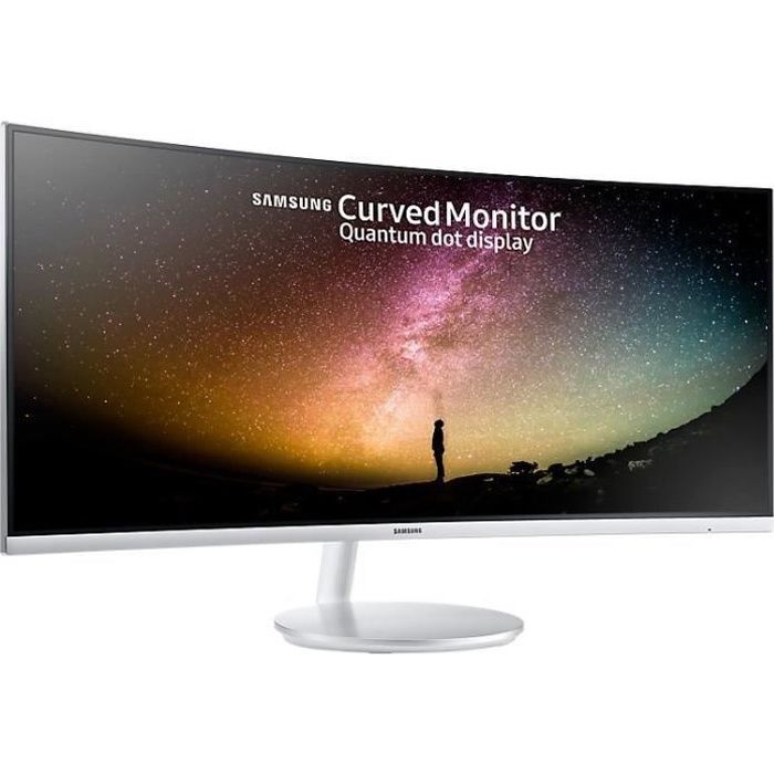 SAMSUNG C34F791 - Ecran incurvé 34 pouces QLED UWQHD - Dalle VA - 4ms - HDMI/Display port/USB 3.0