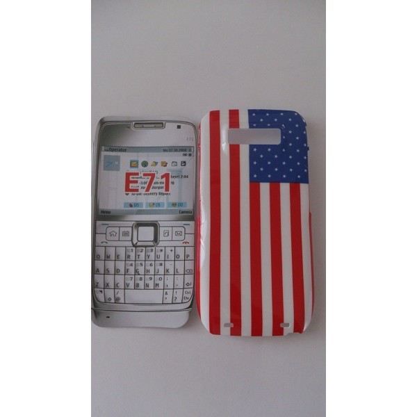 Ozzzo Coque Housse Etui Usa Etats Unis Nokia E71   Coque de protection