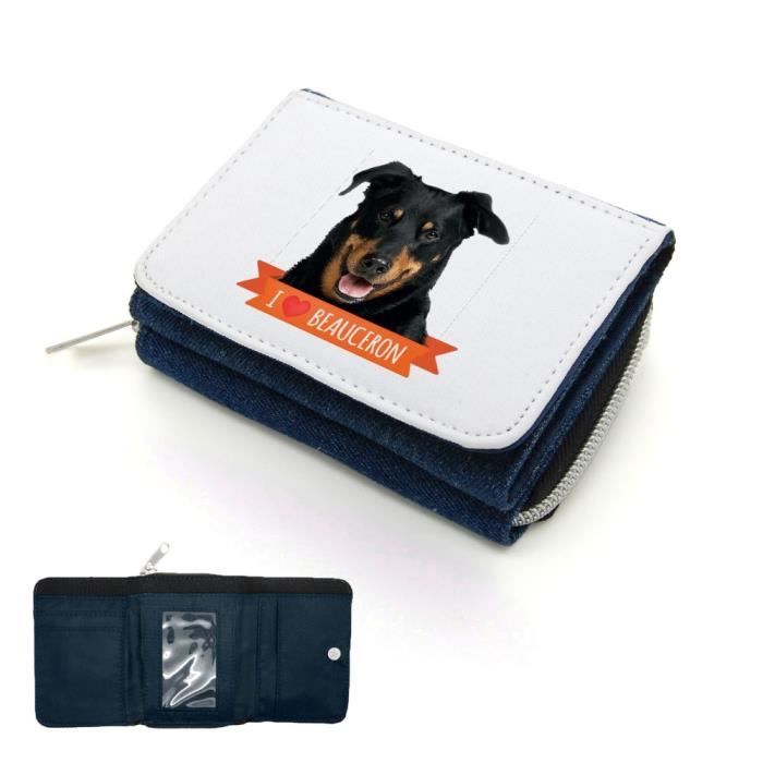 Mygoodprice Portefeuille /à rabat porte-monnaie beauceron