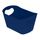 Panière de rangement 22,5x4,5x13 cm Bleu indigo