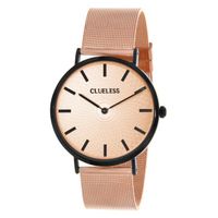 MONTRE CLUELESS Montre Quartz Classique en Acier Cuivré F MONTRE CLUELESS Montre Quartz Classique en Acier Cuivré F