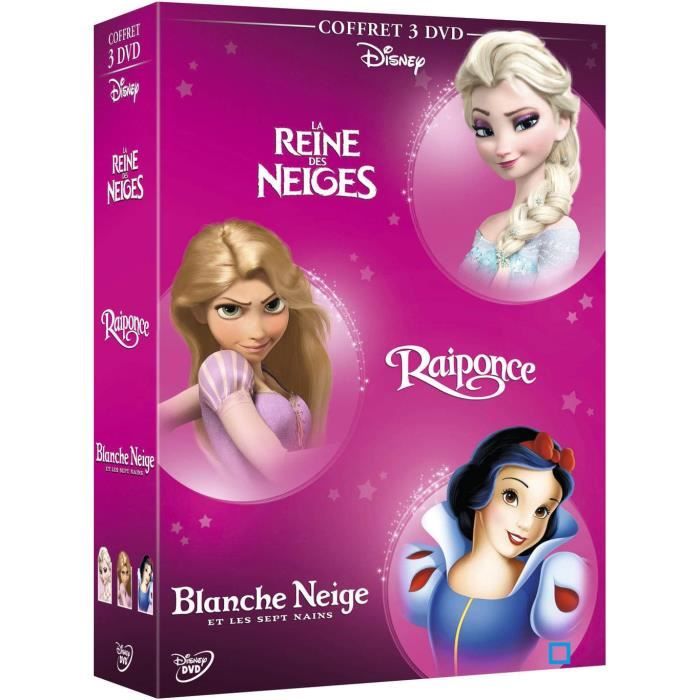 Coffret Dvd Reine Des Neiges 1 Et 2 DVD Coffret la reine des neiges ; Raiponce ; Bl... en dvd dessin animé