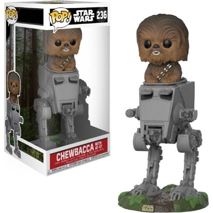 Figurine Funko POP! Deluxe : Star Wars : AT-ST w / Chewbacca