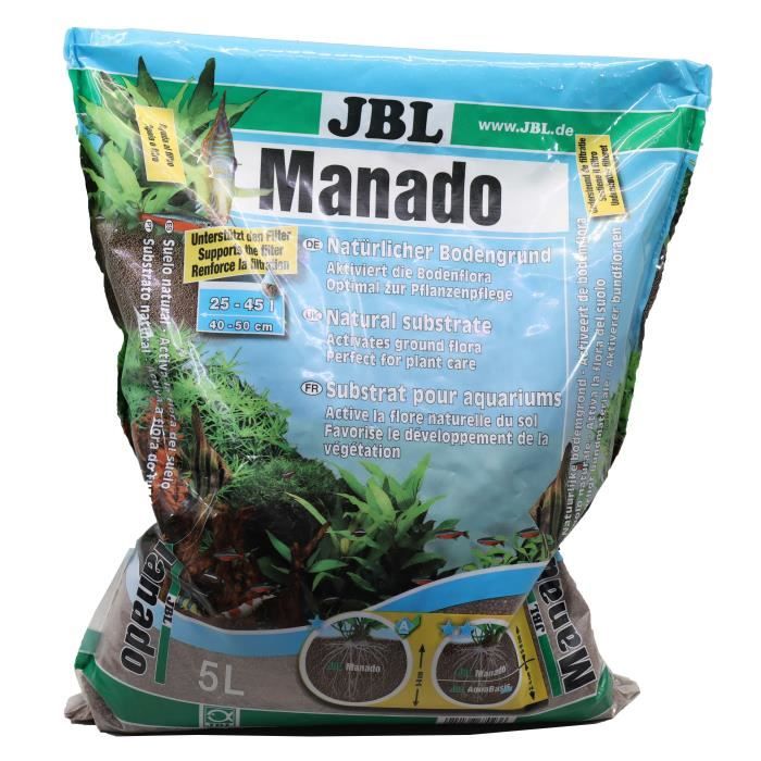 JBL Substrat de sol Manado Pour plantes daquarium 5l