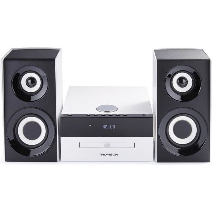 THOMSON MIC301BT Micro Chaîne Bluetooth - 75 Watts - Tuner FM - Equaliseur - USB - Télécommande
