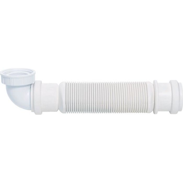 Siphon sans garde d'eau en PVC pour evier - WIRQUIN