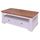 WILTSHIRE Table basse classique décor pin et blanc