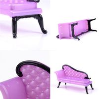 MAISON POUPÉE 1 PC Mini Dollhouse meubles en plastique violet ca MAISON POUPÉE 1 PC Mini Dollhouse meubles en plastique violet ca