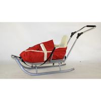 BOBSLEIGH LUGE LUXUEUSE BOIS ET METAL AVEC SA CHANCELIERE BOBSLEIGH LUGE LUXUEUSE BOIS ET METAL AVEC SA CHANCELIERE