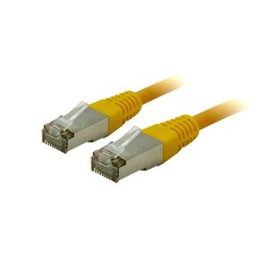 OMENEX Câble RJ45 catégorie 5 FTP droit 2m jaune