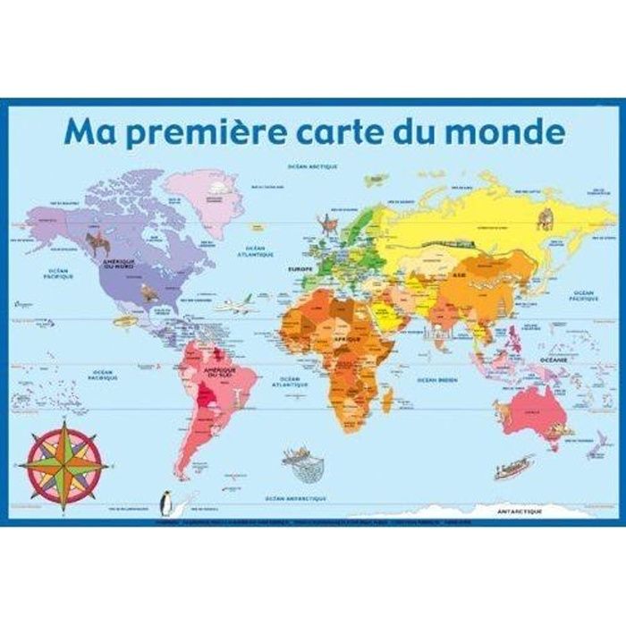 Carte Du Monde Coloriage | My blog