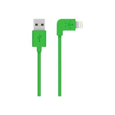 BELKIN Câble USB - Connecteur lightning coudé - 1,20m - Vert
