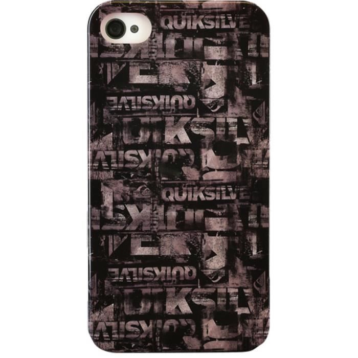QUIKSILVER Coque quiksilver pour iPhone 4 - Graphique Noir
