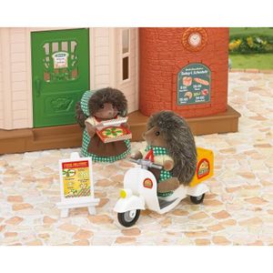 SYLVANIAN FAMILIES 5238 Livreur De Pizza Scooter Et Figurine