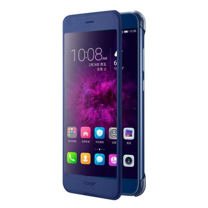 Honor Etui Flip Cover D'Origine Honor 8 Pro Bleu