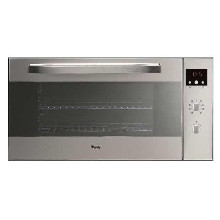 HOTPOINT MH 99.1 IX HA S - Four électrique encastrable - multifonction - 78L - Nettoyage manuel - A - Inox