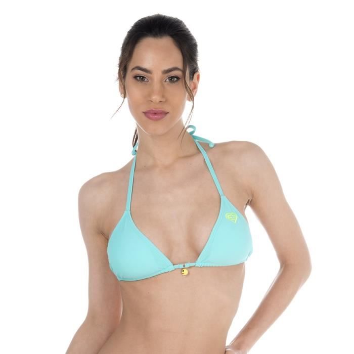 FREEGUN Haut maillot de bain Uni - Bleu - Femme