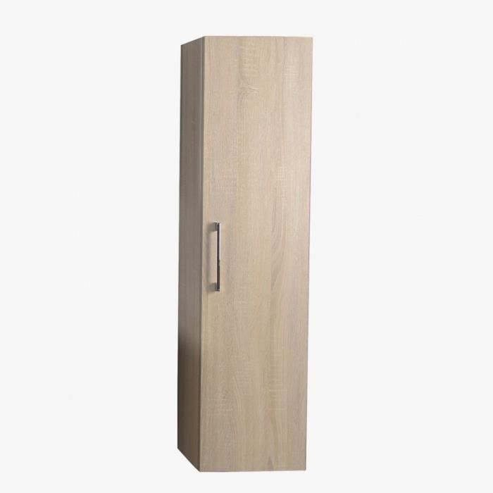 Colonne de salle de bain design suspendue beige bois 120 cm x 30 cm ... Colonne de salle de bain design suspendue beige bois 120 cm x 30 cm ...