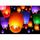 Lot de 20 Lanternes volantes multicolores chinoise
