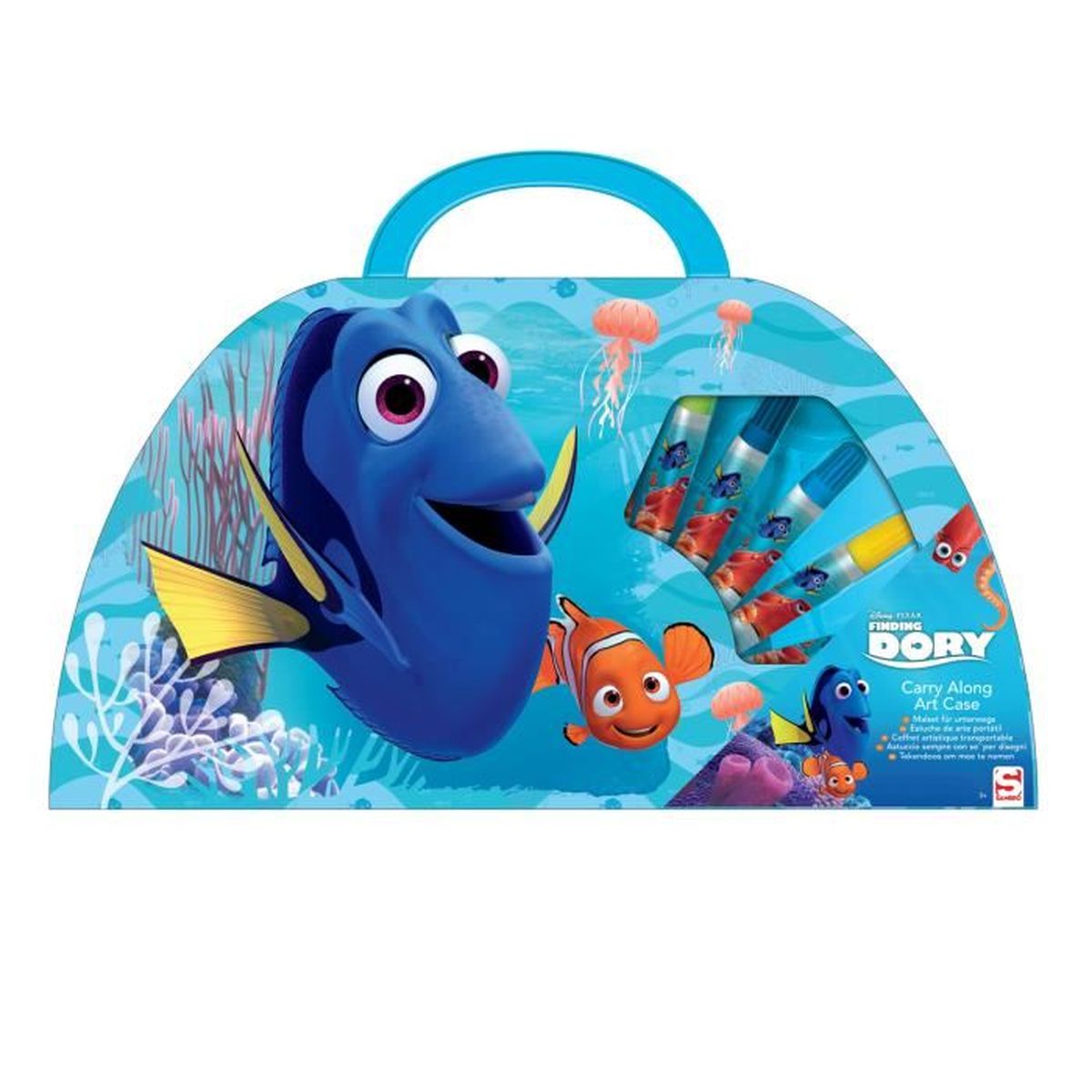 Coffret artistique transportable Le monde de Dory 48 pi¨ces aille Unique Coloris Unique