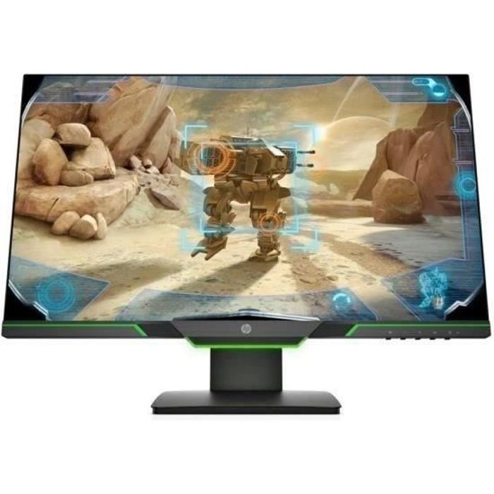 HP Écran PC Gamer 25x - 24.5'' Full HD - Dalle TN - 144 Hz - 1 Ms - AMD FreeSync - 16:9 - Hauteur ajustable - HDMI - DisplayPort