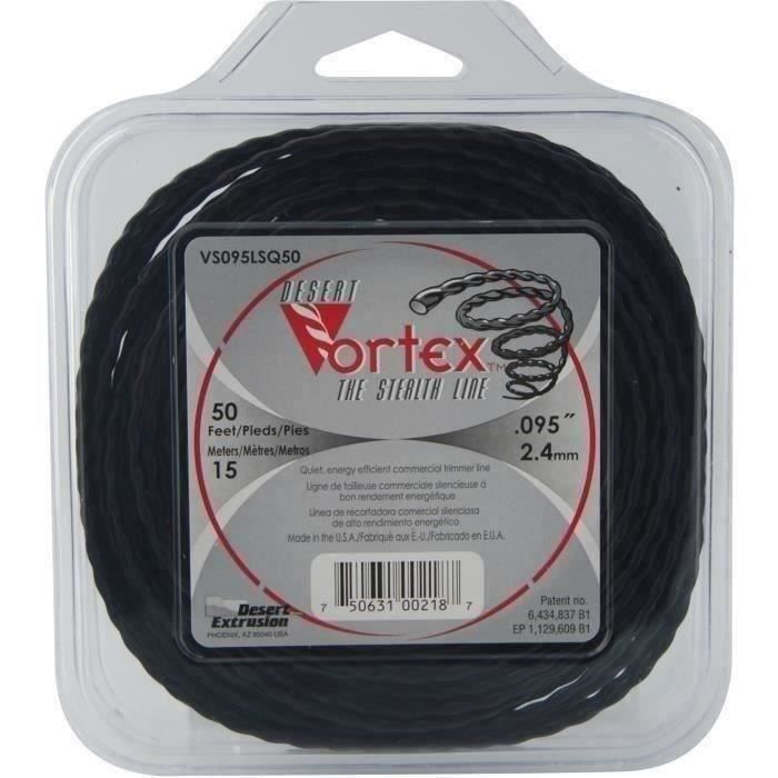 JARDIN PRATIC Coque fil nylon copolymère VORTEX - Longueur: 15m, Ø: 2,40mm