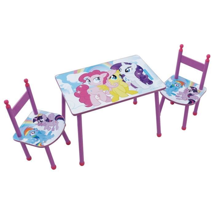 MON PETIT PONEY Ensemble table + chaise
