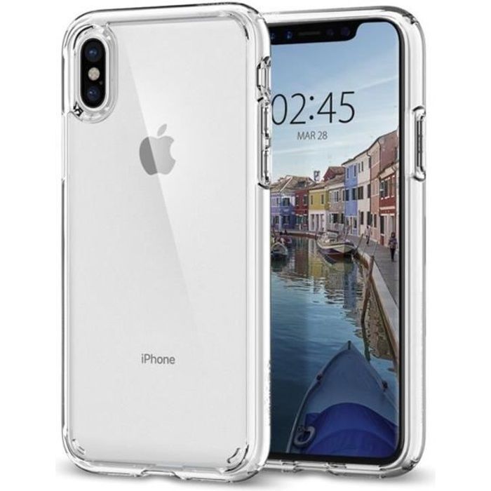 SPIGEN Coque Ultra Hybrid pour iPhone X