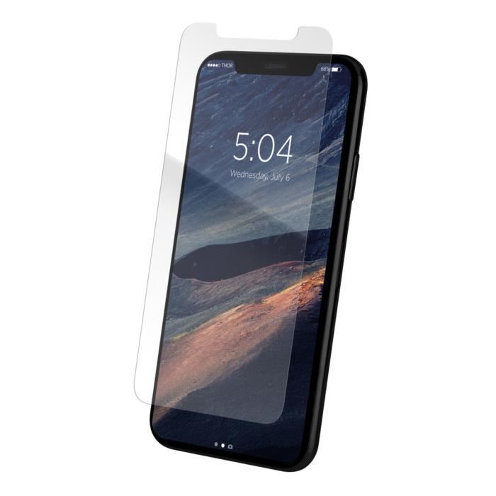 THOR Verre Trempé Transparent pour iPhone X