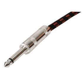 VALUELINE CABLE-428/6 Câble Mono-audio 3,5 M - 3.5 M mono - 6,35 mm mâle - 6,35 mm mâle - 6,00 m - Noir
