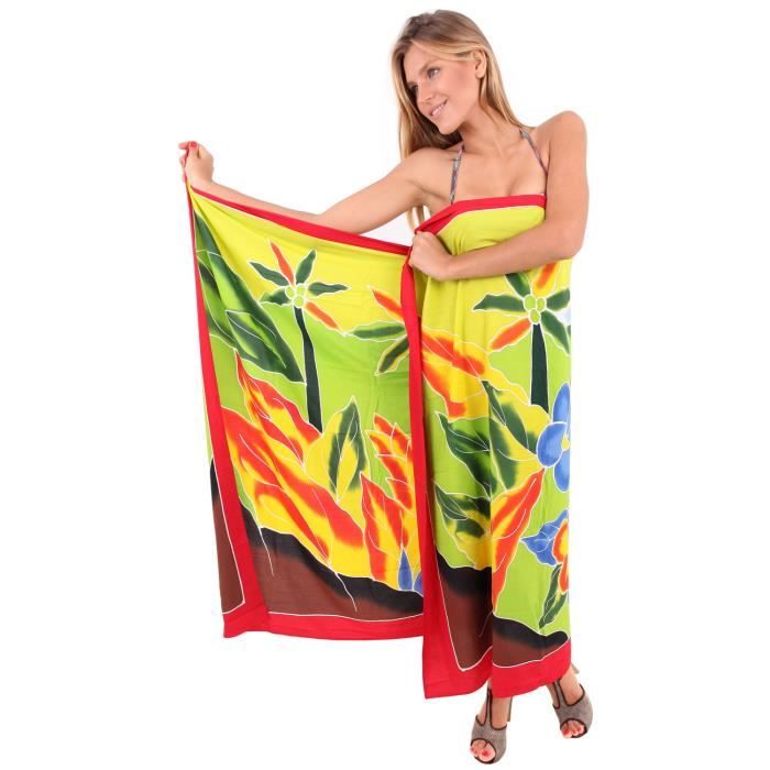LA LEELA Sarong Bikini Couvrir Maillot de Bain Maillots de Bain Maillot de Bain Effrayant Violet Envelopper