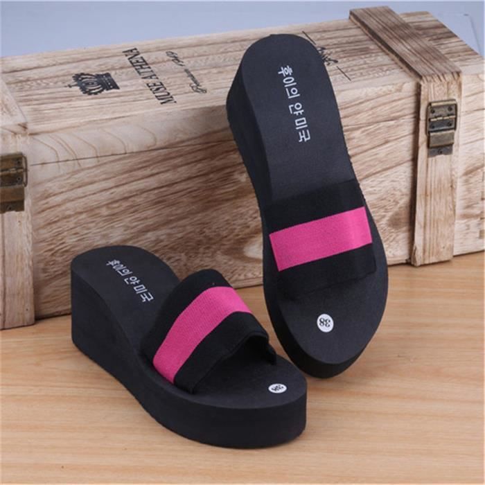 vert Cool Rouge Talons Hauts Tongue Durable Poids Léger Femme bleu Antidérapant 5w8vE8