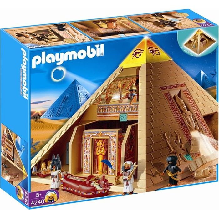 Playmobil Pyramide égyptienne Achat / Vente univers miniature Cdiscount