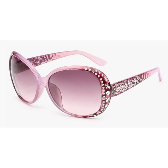 de soleil femme verre rose Achat / Vente pas cher