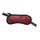 Masque bandeau occultant rouge et noir, lanière sa