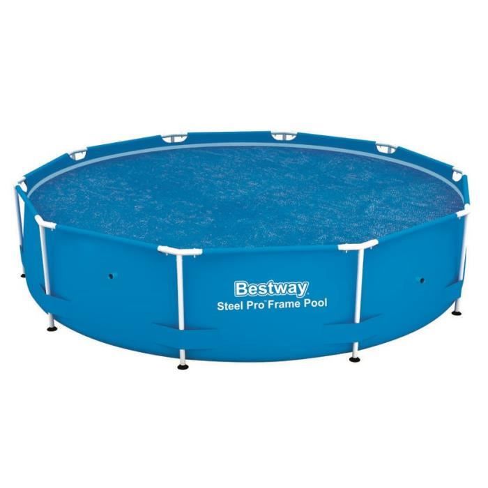 BESTWAY Bâche solaire Ø 289cm pour piscine Frame Pool Ø 305cm