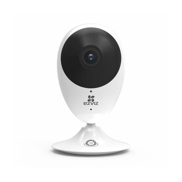 EZVIZ Mini O 180 - Vision nocturne jusqu'à 10m - Angle de vue : 180°