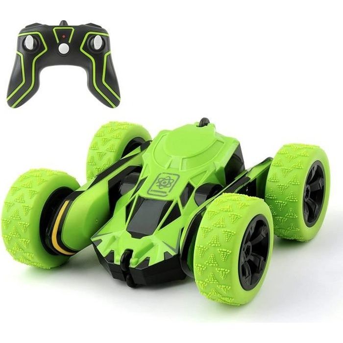 Rotation 360 7 Enfant RechargeablePour Rc À Jouet Vert Degrés Voiture Avec 5mph Télécommandée Batterie bfgY6y7