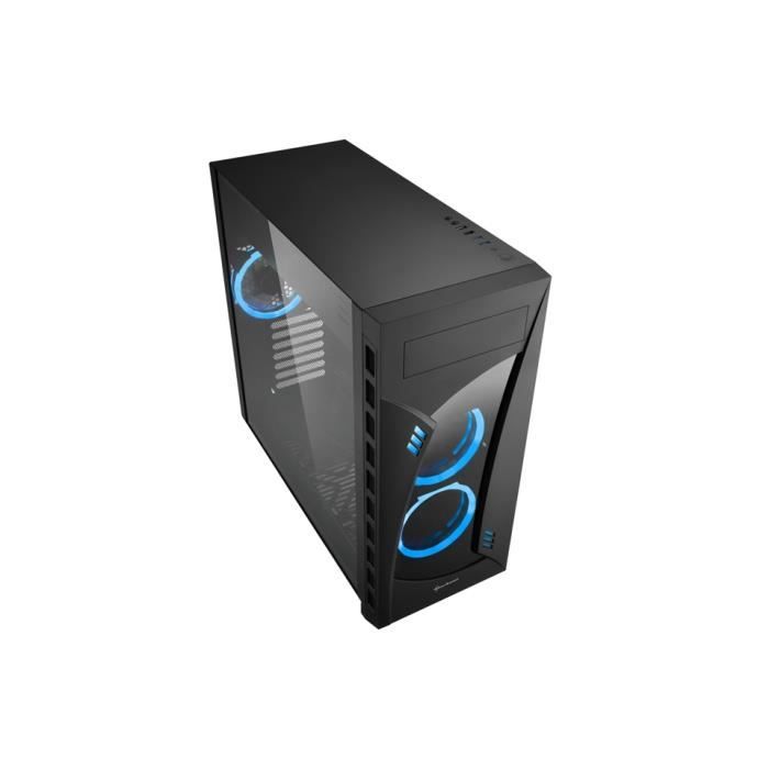 Sharkoon NIGHT SHARK, Midi ATX Tower, PC, ATX,CEB,EATX,Micro-ATX,Mini-ITX,1