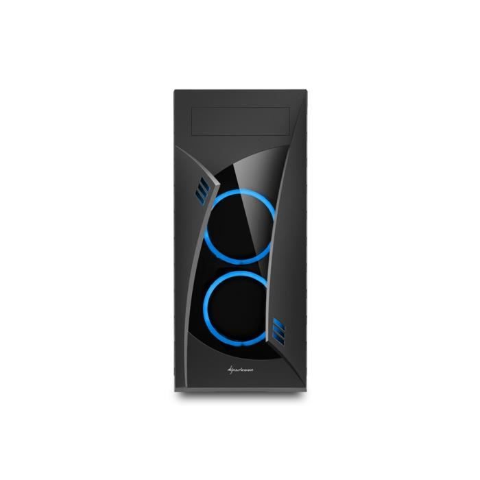 Sharkoon NIGHT SHARK, Midi ATX Tower, PC, ATX,CEB,EATX,Micro-ATX,Mini-ITX,2