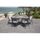 Ensemble 1 table rectangulaire avec 6 chaises en m