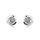 MATY Boucles d'oreilles argent 925 diamant - Aliss