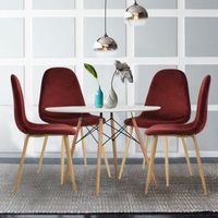 CHAISE Lot de 4 Chaises Salle à Manger Chaises de Cuisin CHAISE Lot de 4 Chaises Salle à Manger Chaises de Cuisin