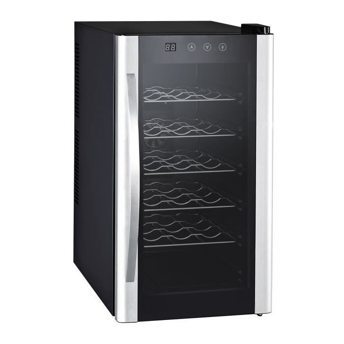 VINOSPHERE VINO18K Cave à vin de service - 18 bouteilles - Pose libre - Classe B - L 34,5 x H 63,6 cm