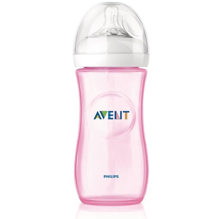 PHILIPS Avent Biberon SCF697/17 Natural 330 ml rose